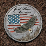 God Bless America Garden Stone - LI12286