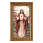 Sacred Heart of Jesus framed artwork-TA154-5105