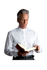 Clergy Shirt for Cassock - Long Sleeve - DT166