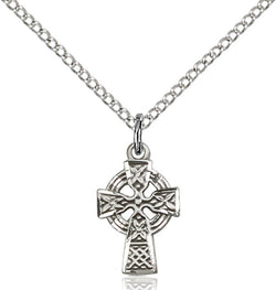 Celtic Cross Medal 13" chain - FN4133