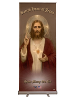 Standing Sacred Heart of Jesus Banners - CK250/2&3