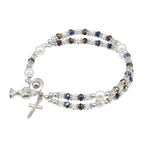 First Communion Double Strand Bracelet - TAC711BLB
