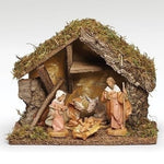 Italian Stable with 5" Fontanini figures - LI54440