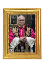 Pope Leo XIV Framed Portrait - 6-3/4" x 8-3/4" - TA570567C