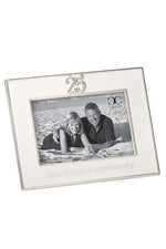6.75" 25th "Silver" Anniversary Picture Frame - LI19925-Inspirational Gifts-Roman, Inc-Michigan Church Supply
