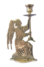 Angel Candle Holder in High Polish Brass - ZW589L
