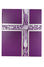 Ceremonial Binder - Purple with Silver Foil - AN006630