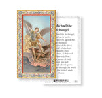 St Michael The ArchAngel Paper Holy Cards - TA734330 - Pack of 100