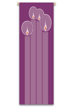 Advent, Candle Banner - WN7119