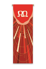 Alpha and Omega Banner - WN7513-Church Life-Art Studio Slabbinck-Michigan Church Supply