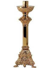 Altar Candlestick - QF21C80-Church Life-Empire Bronze-12" Combination-Michigan Church Supply