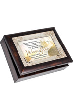 Amber Italian Style Music Box Bereavement/Memorial - GPIMWGGRACE-Inspirational Gifts-Cottage Garden-Michigan Church Supply