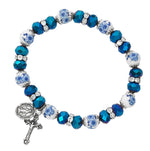 7.5 Metallic Blue / Ceramic STR Bracelet - UZBR220