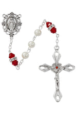 Birthstone Rosary - UZR917-Inspirational Gifts-McVan-January-Michigan Church Supply