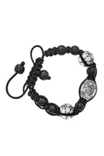 Black Soccer Bracelet - UZBR734C-Inspirational Gifts-McVan-Michigan Church Supply
