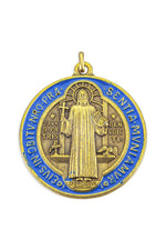 Bronze Tone St. Benedict Medal - TA1069GB-Inspirational Gifts-Hirten-Michigan Church Supply