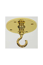 Ceiling Hook - MIK157-Church Life-Koley-Polished Brass-Michigan Church Supply