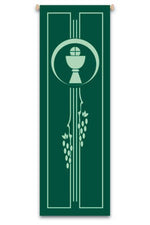 Chalice, Host and Grapevine Banner - WN7128