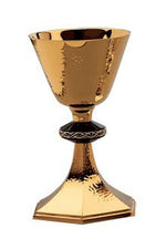 Chalice and Dish Paten-EW2860-Church Life-Molina/Artistic Silver-Brass Silver Plated-Michigan Church Supply