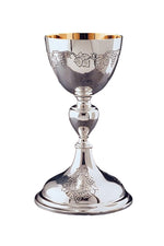 Chalice and Paten-EW5045-Church Life-Molina/Artistic Silver-Brass Silver Plated Gold Lined-Michigan Church Supply
