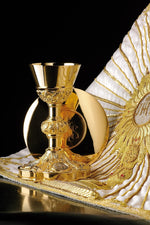 Chalice and Paten with Ring-EW2475-Church Life-Molina/Artistic Silver-Inner Cup Sterling Silver-Michigan Church Supply