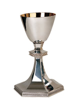 Chalice with Dish Paten-EW2404-Church Life-Molina/Artistic Silver-Silver Plated-Michigan Church Supply