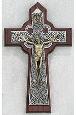 Cherry Celtic Crucifix: 6" - UZ7942561-Inspirational Gifts-McVan-Michigan Church Supply