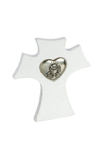 Communion Cross cake topper with silver insert - TA5989-Inspirational Gifts-Hirten-Michigan Church Supply