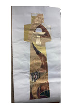 Cross with Chalice on Banner - JG81-900-OOMU-Church Life-Arte/Grosse-Michigan Church Supply