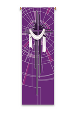 Easter Cross Banner - WN7518-Church Life-Art Studio Slabbinck-Michigan Church Supply