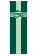 Eucharist, Bread with Cross & Ichtus Banner - WN7113 or WN7213