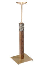 Floor Candlesticks - QF82FC20-Church Life-Empire Bronze-Satin-Fixed-Michigan Church Supply