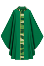 Gothic Chasuble - Green - WN5176-Church Life-Art Studio Slabbinck-Michigan Church Supply