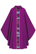 Gothic Chasuble - Purple - WN5176-Church Life-Art Studio Slabbinck-Michigan Church Supply