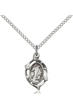 Guardian Angel Medal - FN4154-Jewelry-Bliss Mfg-Sterling Silver-Michigan Church Supply