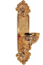 Holy Water Font - QF21HWF80-Church Life-Empire Bronze-Satin-Michigan Church Supply