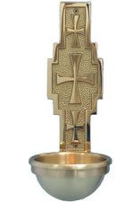 Holy Water Font - QF40HWF32-Church Life-Empire Bronze-3" Bowl-Michigan Church Supply