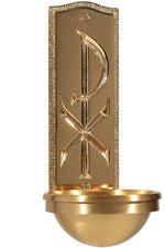 Holy Water Font - QF40HWF54-Church Life-Empire Bronze-3" Bowl-Michigan Church Supply