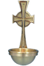 Holy Water Font - QF40HWF76-Church Life-Empire Bronze-3" Bowl-Michigan Church Supply