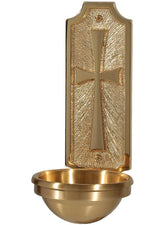 Holy Water Font - QF40HWF98-Church Life-Empire Bronze-3" Bowl-Michigan Church Supply