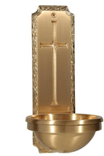 Holy Water Font - QF59HWF59-Church Life-Empire Bronze-3" Bowl-Michigan Church Supply