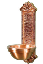 Holy Water Font - QF71HWF30-Church Life-Empire Bronze-3" Bowl-Combination-Michigan Church Supply