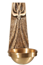 Holy Water Font - QF82HWF25-Church Life-Empire Bronze-3" Bowl-Michigan Church Supply