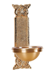 Holy Water Font - QF90HWF35-Church Life-Empire Bronze-3" Bowl-Michigan Church Supply