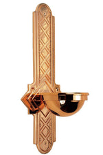 Holy Water Font - QF99HWF40-5-Church Life-Empire Bronze-Satin-Michigan Church Supply