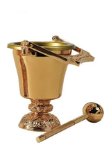 Holy Water Pot - QF21PS80-Church Life-Empire Bronze-Combination-Michigan Church Supply