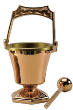 Holy Water Pot - QF99PS42-Church Life-Empire Bronze-Satin-Michigan Church Supply