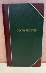 Church Registers - Death Register-Two Sizes Available