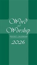 Word and Worship pocket calendar for 2026 - JE2026PB