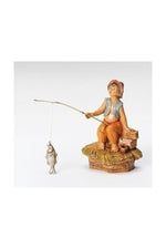 Jada Little Boy Fishing 5" Fontanini - LI59800-Inspirational Gifts-Fontanini-Michigan Church Supply